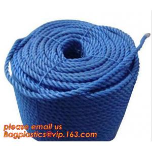 PP Twisted Split Film Rope, cheap and quality 3 inch polypropylene marine rope, polypropylene rope, PET+PP rope