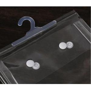 Custom printed PVC Hanger Bags Slider Zipper Bag With Plastic Hook For Underwear Tshirt Clothes,cloth hanger packaging b