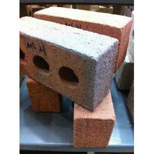Construction Building Materials Common Clay Bricks Sandblast Face With 3 Holes