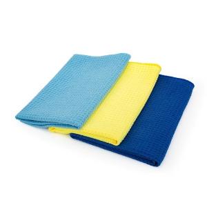 70% Polyester 30% Polyamide 50x60cm Home Microfiber Towel , Waffle Weave Towels