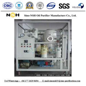 China Transformer 40 Kw Vacuum Oil Purifier Filter Machine 1800L/H Double Stage supplier