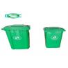 120 Liter Customized Plastic Trash Can Load Rear Wheels For Refuse Classificatio