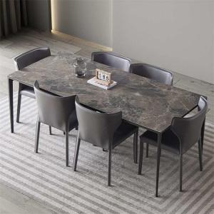 Marble / Sintered Stone / Quartz Stone Dining Table 6 Seater Luxury