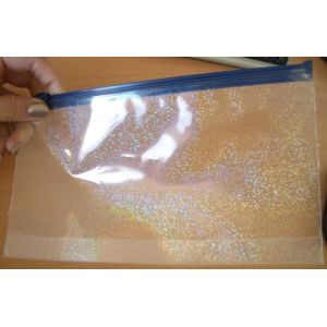 Bagease Star pack Rainbow Shiny Transparent Foil Resealable Stand Up Pouch For Earrings Packaging Cosmetic Tools Packing