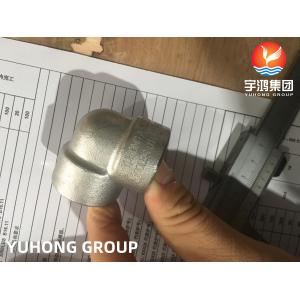 China Stainless Steel Forged Fitting A182 F304 3000LB Socket Welde Elbow ASME B16.11 wholesale