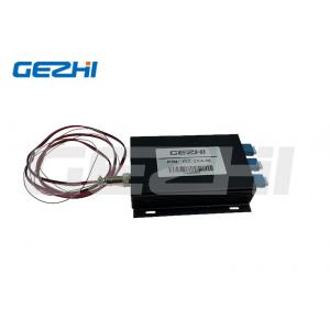 High Reliability 2x4 Fiber Optical Switch 1260~1650nm TTL Control Optical Switch Remote Monitoring in Optical Network