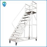 China Lightweight Aluminum Step Ladder 8 Ft 10 Foot 12 Ft Warehouse Climb Step Stool on sale