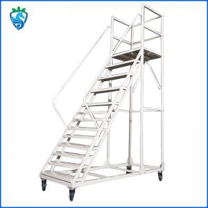 Lightweight Aluminum Step Ladder 8 Ft 10 Foot 12 Ft Warehouse Climb Step Stool