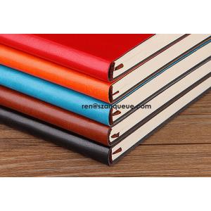 Custom agenda diary, Cheap A5 pu leather notebook with elastic band