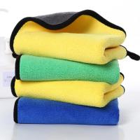 China Coral Fleece Microfiber Cloth for Car Cleaning and Drying Custom Designs Accepted on sale