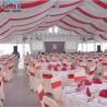 Red Giant Outdoor Wedding Tent UV Resistant Holiday Parties Use