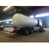 Durable Sinotruk Howo LPG Tanker Truck 10MT Bobtail With Dispenser High Capacity