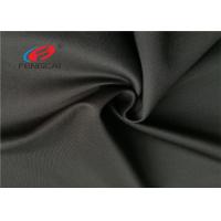 China 280 GSM Black Scuba Crepe Fabric , Scuba Knit 4 Way Stretch Spandex Fabric on sale