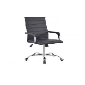 Low Back Black Executive Office Chair For Meeting Room