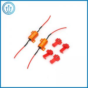 China 25W 6R 5% Ceramic Wire Wound Resistor 25 Ohm 50 Watt Wire Wound Resistor supplier