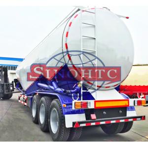 55 000 Liters Bulk Cement  Tank Semi Trailer Three Axles Leaf Spring Suspension