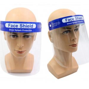 180 Degree safety Full Face Shield Transparent Color For Virus Protection