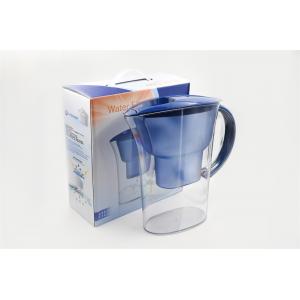 China Plastic Material Alkaline Water Pitcher 2.5L Capacity For Removing Impurities supplier