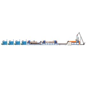 China ISO9001 PP Strap Extrusion Machine , Plastic Strap Making Machine on sale