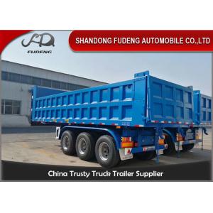 20 Cubic Meters 50 Ton 3 Axles Gravel Tractor Dump Trailer