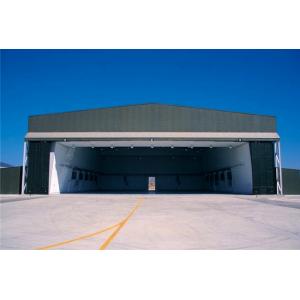China Custom Dip Galvanized, Wide Span Steel Aircraft Shed And Airport Terminals wholesale