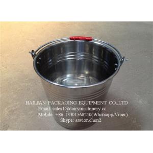 China Food - Grade Stainless Steel Water Bucket , Water Barrel For Milk supplier