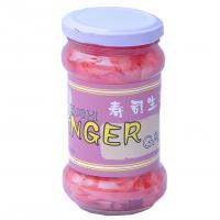 China 340g Chinese Sweet Pickled Ginger Slice White And Pink In Bottle on sale