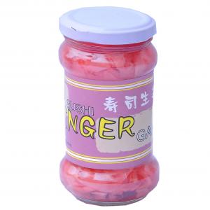 340g Chinese Sweet Pickled Ginger Slice White And Pink In Bottle