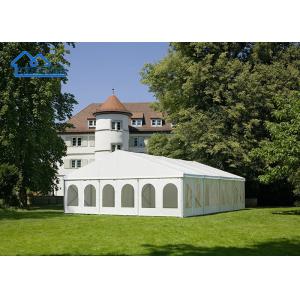 OEM Luxury Event Marquee Tent Windproof With PVC Fabric Roof Cover