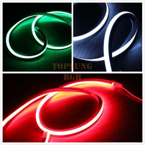 China 12v led neon rope light suppliers RGB 5050 smd neon strip lights flexible square 17x17mm square shape IP68 supplier