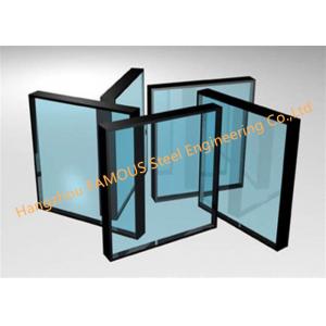 Single Silver 6mm 12A 6mm Glass Curtain Wall With Low Heat Transfer Coefficient