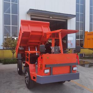 China U Type Bucket 73HP Mini Articulated Truck  5 Ton Red Tipper Truck  High Safety supplier