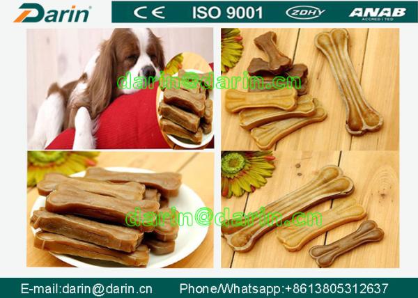 Schneider electric cowhide 60T double moulds touch screen Rawhide Bone dog bone maker