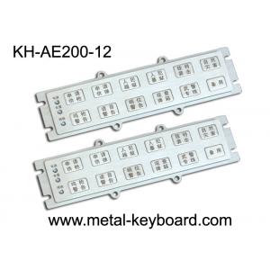 Líquido metálico feito sob encomenda - impermeabilize o teclado industrial do quiosque do metal com 12 chaves