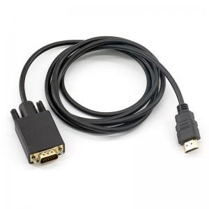 China HDMI TO VGA HD Adapter 1.8m Laptop To Projector Converter Cable supplier