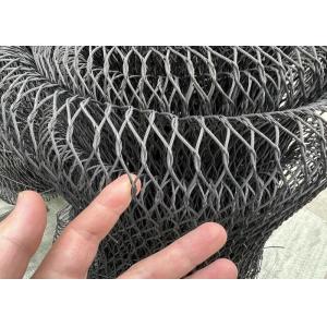 Knotted Type Black Oxide Cable Mesh Flexible Stainless Steel Cable Rope Mesh