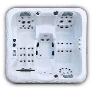 China Balboa Control Hydro Massage Bathtub Freestanding Spa Hot Tub For 4 Persons supplier