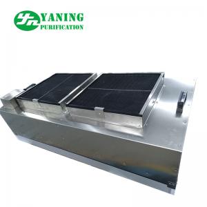 Stainless Steel Cleanroom Ffu , Ceiling Mounted Hepa Filter Unit With Double Fan