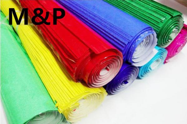 Papel lustroso completamente colorido material criativo de DIY para imprimir