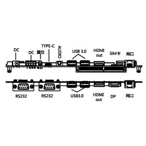China Rockchip RK3588 HD Multimedia Player Box Edge Computing AIot 8K Box With Dual Ethernet on sale