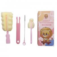 China 50 gram Sponge Bottle Brush Set Straw Cleaning 3in1 on sale