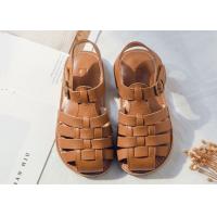 China Rubber Sole Buckle Strap Toddler Girl Gladiator Sandals on sale