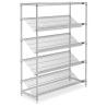 Chrome Plated Rack Commercial Metal Retail Display Wire Shelving Unit For Retail