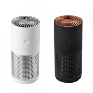 AP02 Portable Mini Car Air Purifier H12 H13 True HEPA Filter Small Office