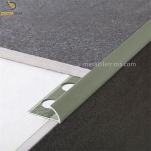 8mm Matt Bronze Alu Metal Tile Trims Bullnose Quad Edge Exterior