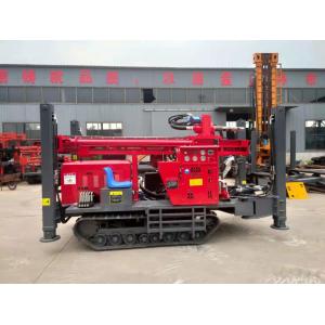 China Crawler Mounted DTH Drilling Rig 260m Diesel Engine Water Well Drilling Rig supplier