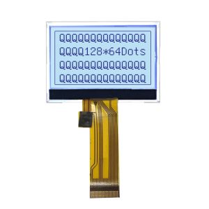 China 1.64インチモノLCDディスプレイ FSTN/POSITIVE/transflective 1/64 デューティ 1/9Bias 128x64解像度 wholesale