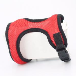 China Airmesh Adjustable Nylon Soft Dog Boy Pet Harness , Colorful Dog Chest Harness supplier