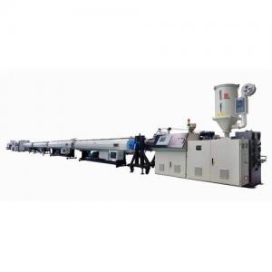 Conical Twin Screw PVC Pipe Manufacturing Machine With Belling Machine