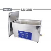 China 30Liter Ultrasonic Cleaning Device , Heated Ultrasonic Parts Cleaner For Electronics on sale